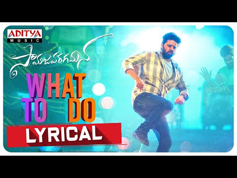 What To Do Song Lyrics Samajavaragamana 2023